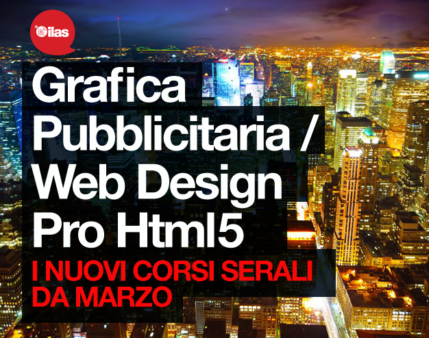 I nuovi corsi  serali stanno  per cominciare: Web Design e Grafica Light