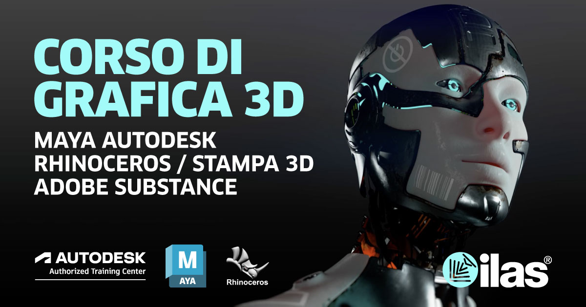 Borsa di studio Corso Grafica 3D Maya® Autodesk™ riservata ai diplomati ILAS dei corsi di Grafica Pubblicitaria