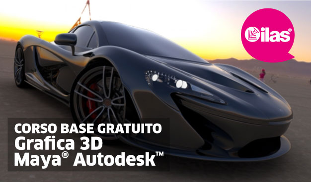 GRAFICA 3D: Corso base di Autodesk MAYA alla Ilas / Dal 01.08.2016