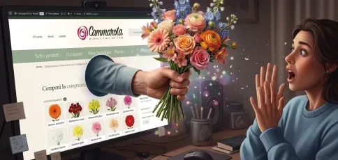 Da web designer a fioraio digitale: la nuova vita di Giuseppe Cammarota tra petali, codice e intelligenza artificiale