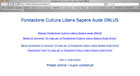 Logo per la fondazione Cultura Libera Sapere Aude