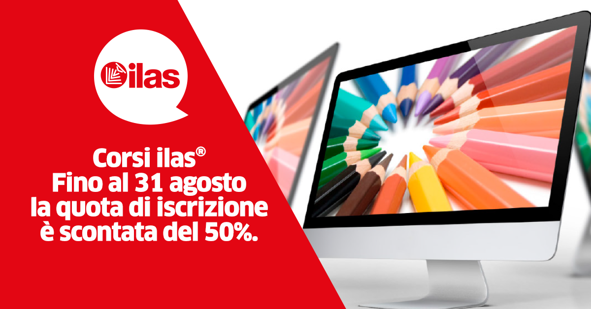 DAL 06/07 - IMPARARE INDESIGN™ - CORSO BASE MENSILE ONLINE ILAS® - 75,00 € - CON ATTESTATO ILAS