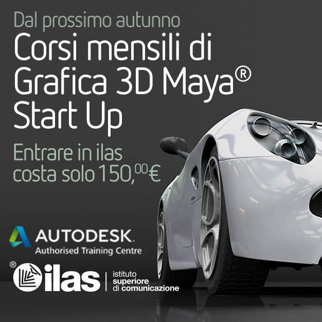 Corsi mensili Start-Up di Grafica 3D Maya Autodesk con docente AAI da 150,00 euro