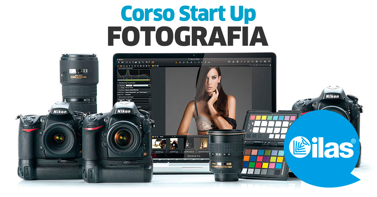 Dal 6 giugno  Corso base di Fotografia Ilas  Mensile / Start Up  Alla Ilas costa solo 150,00 euro
