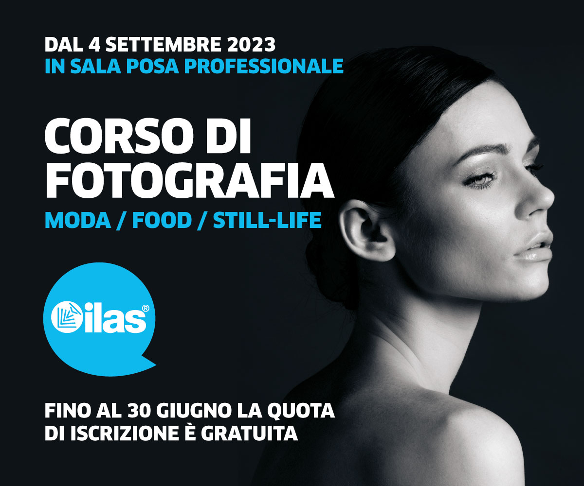 DAL 4 SETTEMBRE - CORSO DI FOTOGRAFIA ILAS® IN SALA POSA PROFESSIONALE