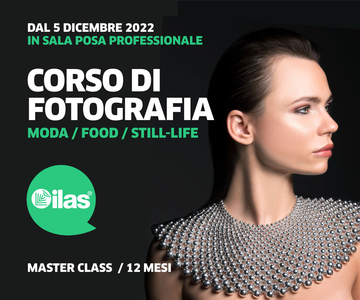 DAL 7 NOVEMBRE 2022 - CORSO DI FOTOGRAFIA ILAS® IN SALA POSA PROFESSIONALE