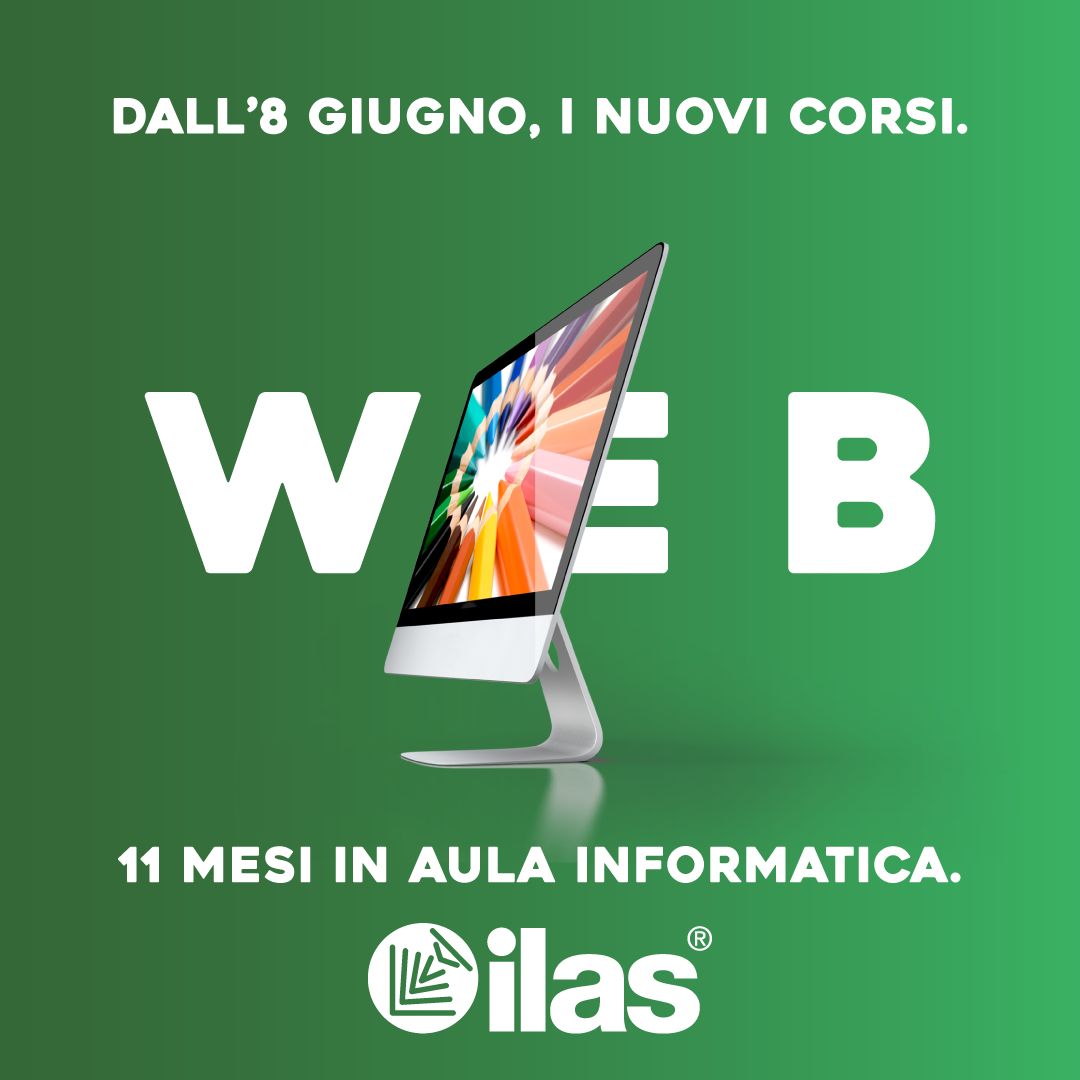 DAL 7 GIUGNO 2021 -  CORSO DI GRAFICA ILAS® IN AULA INFORMATICA