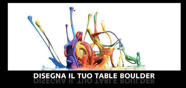 Disegna il tuo tabe boulder