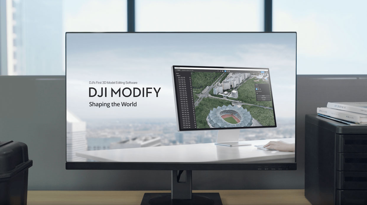 DJI Modify, il primo software intelligente di modifica di modelli 3D dell‘azienda