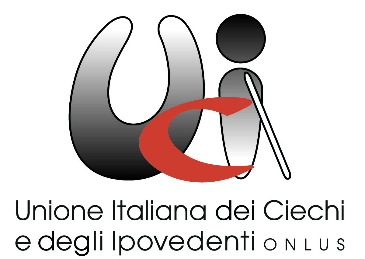 logo e Gonfalone dell’Unione Italiana dei Ciechi e degli Ipovedenti