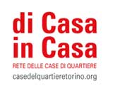 logotipo e dell\'immagine grafica coordinata della rete delle case di quartiere di Torino