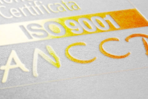 Qualità certificata ISO9001